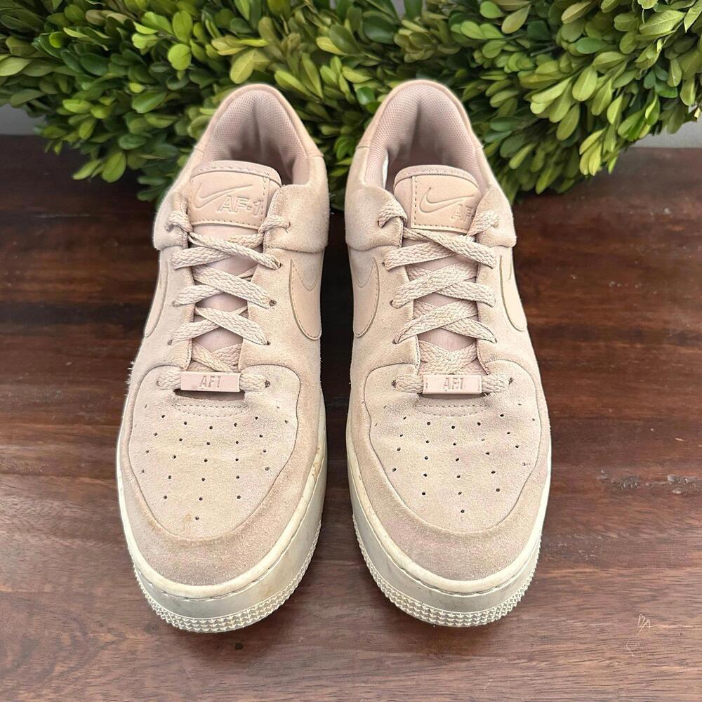 Nike Air Force 1 Sage Low Particle Beige Shoes 9.5‎ - Picture 2 of 6